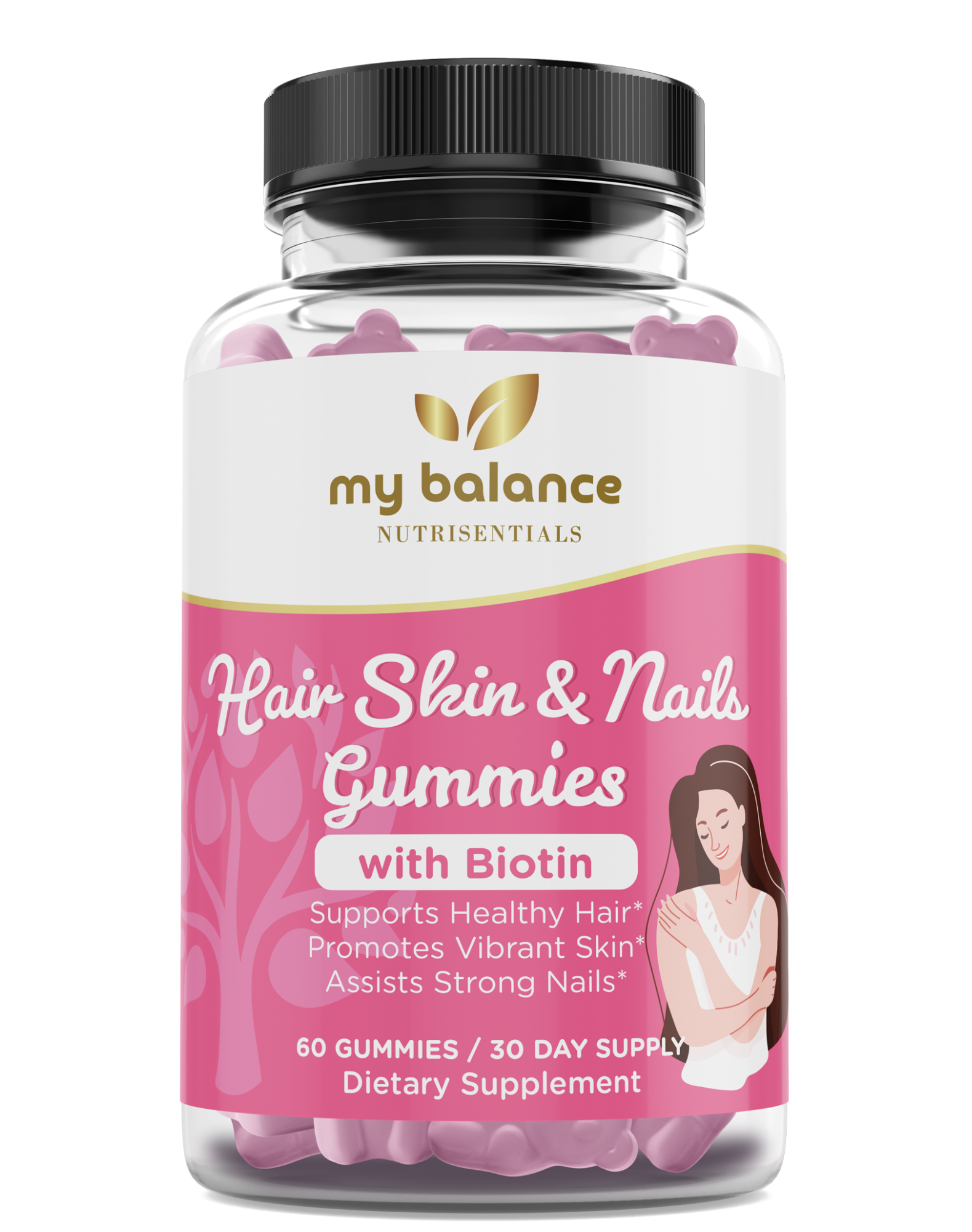 Nutriburst Biotin Gummies for Healthy Hair, Skin & Nails Growth | High  Potency 10000 mcg of Sesbania Extract Natural Biotin, Zinc, Folic Acid,  No-Added Sugar, Strawberry Flavor | (60 Gummy) : Amazon.in:
